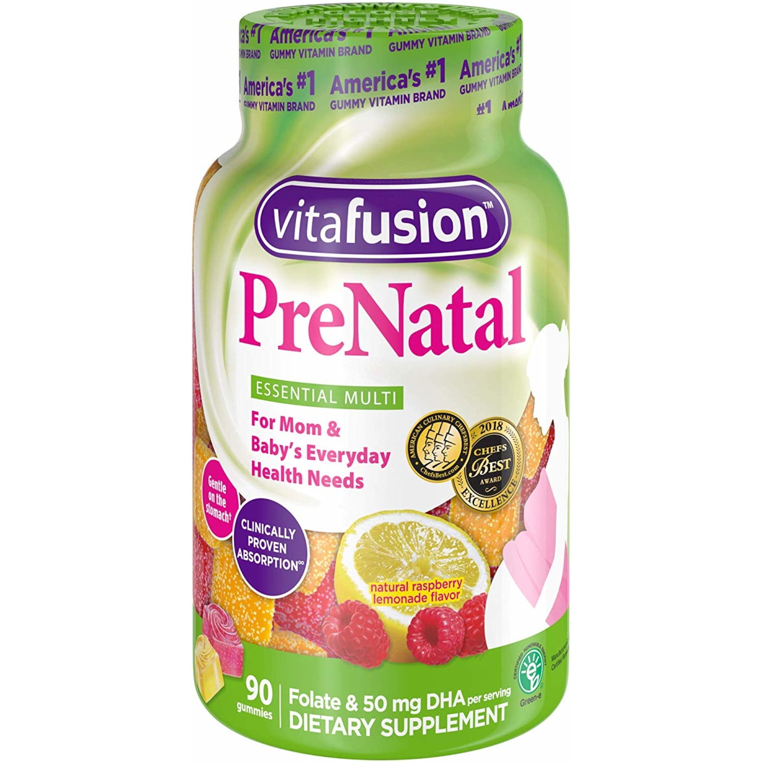 Vitafusion PreNatal Multivitamin Adult Gummies 90 Count Each