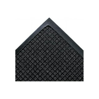 Crown-Tred Indoor/Outdoor Scraper Mat, Rubber, 43.75 x 66.75, Black