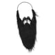 thumbnail image 5 of Disfraz de Papá Noel Yinane con barba y bigote falso Negro 44cm, 5 of 8