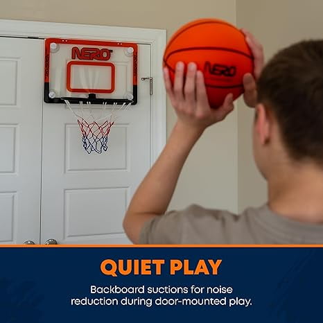 Nero Sport All-Weather Plexiglass Mounted Basketball System (Indoor)