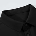 thumbnail image 3 of Mens Summer Polo Shirts Lightweight Breathable Plain T-Shirts Regular Fit Short Sleeve Tops Athleisure Crew Tennis T Shirt, 3 of 8