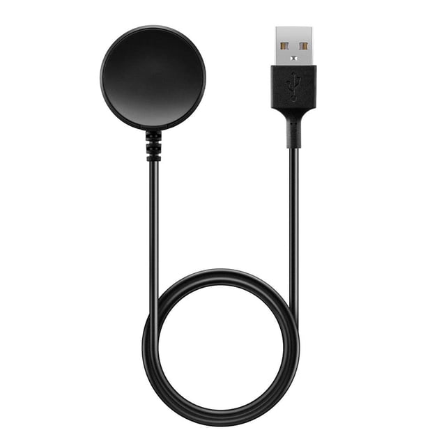 Mira el cable de carga inalámbrico de 1 m Adaptador de cuna de fuente de alimentación USB para deportes