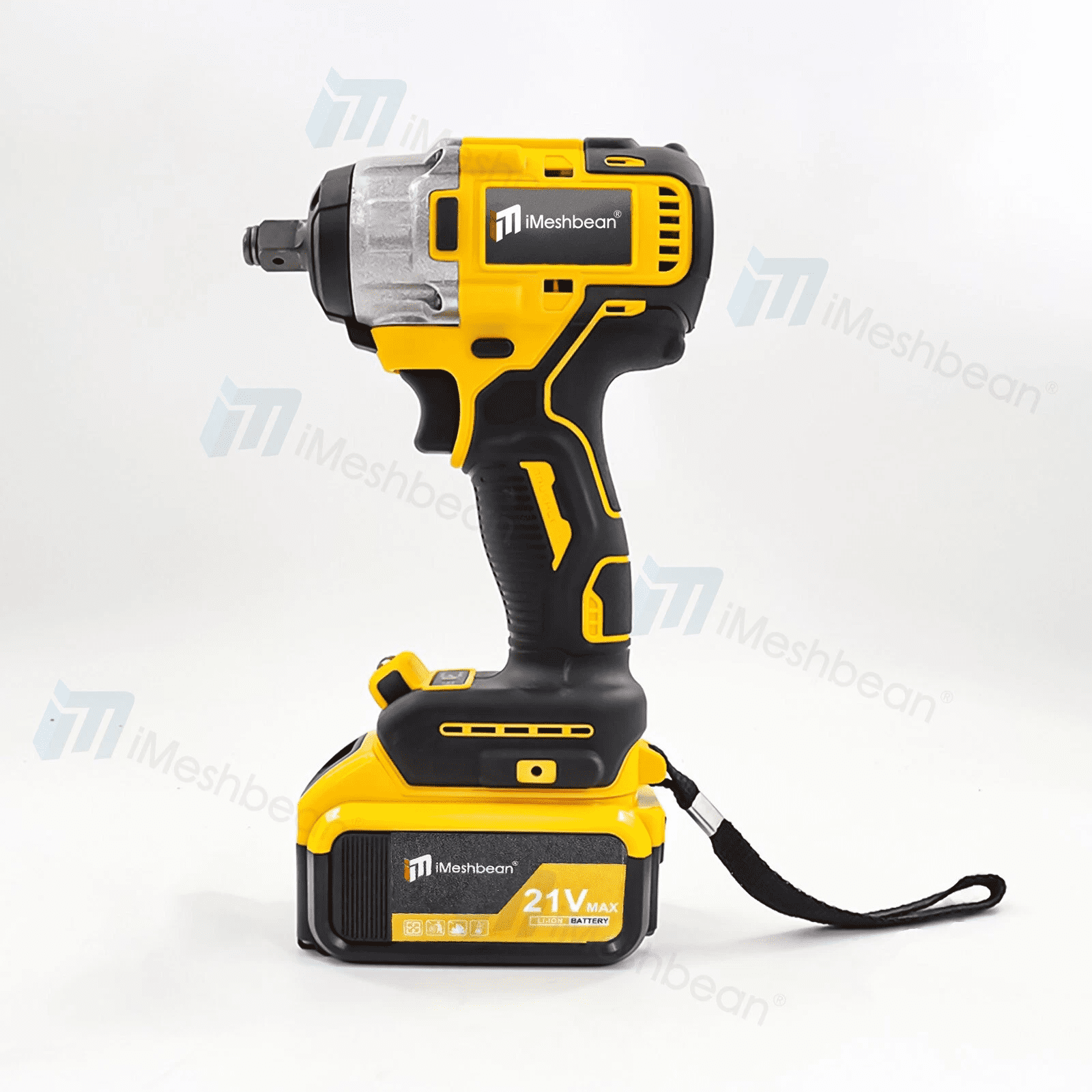 iMeshbean 21V 800N.m Cordless 1/2 in. Impact Wrench Kit with 5.5 Ah Battery & Charger