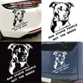 thumbnail image 1 of Flmtop Ban Stupid People Not Breed Pitbull Auto Car Styling Sticker Body Window Decal, 1 of 6