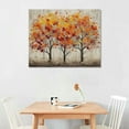 thumbnail image 2 of Creowell Vintage Style Autumn Tree With Wood Grain Wall Art Picture Canvas Posters Print Modern Abstract Artwork Framed For Living Room Bedroom Wall Painting Home Decor, 20x16 in/16x12 in, 2 of 4