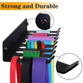 thumbnail image 3 of Gym Storage Rack Resistance Band Rack Wall Mount Barbell Rack Heavy Duty Home Gym Storage Rack for Gym Equipment, Exercise Bands, Lifting Belts and Jump Ropes, Gym Accessories (8 prongs), 3 of 5