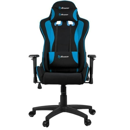 Arozzi Forte Racing Style Fabric Gaming Chair, Blue (FORTE-FB-BLUE)