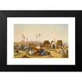 thumbnail image 2 of Ludwig Hans Fischer 24x17 Black Modern Framed Museum Art Print Titled - The Street Market, 2 of 5