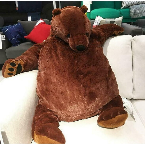 Giant Simulation Djungelskog Bear Toy Brown Teddy Bear Stuffed Animal Toys  100cm
