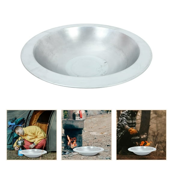 MEIBUTYUP Outdoor Grill and Fire Pit, Grey Iron, Versatile Design for Yard BBQ and Camping