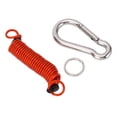 thumbnail image 2 of Cable De Seguridad De Freno De Remolque, Cable De Emergencia De Remolque Rojo A Prueba De Herrumbre De Alta Dureza, Resistente Con Clip De Resorte Para Autocaravana RV, 2 of 7