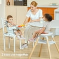 Wooden Baby High Chair, 11 in 1 Convertible Chair for High Chair