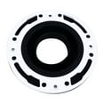 Toilet Flange Repair Kit Black Durable Silicone ABS Easy Installation
