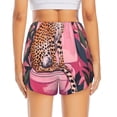 thumbnail image 4 of Goofa Cheetah On Toilet Humor Art Printed Women 2 in 1 Running Shorts,Quick Dry Athletic Workout Shorts,High Waisted Athletic Shorts with Liner Pockets-Small, 4 of 9