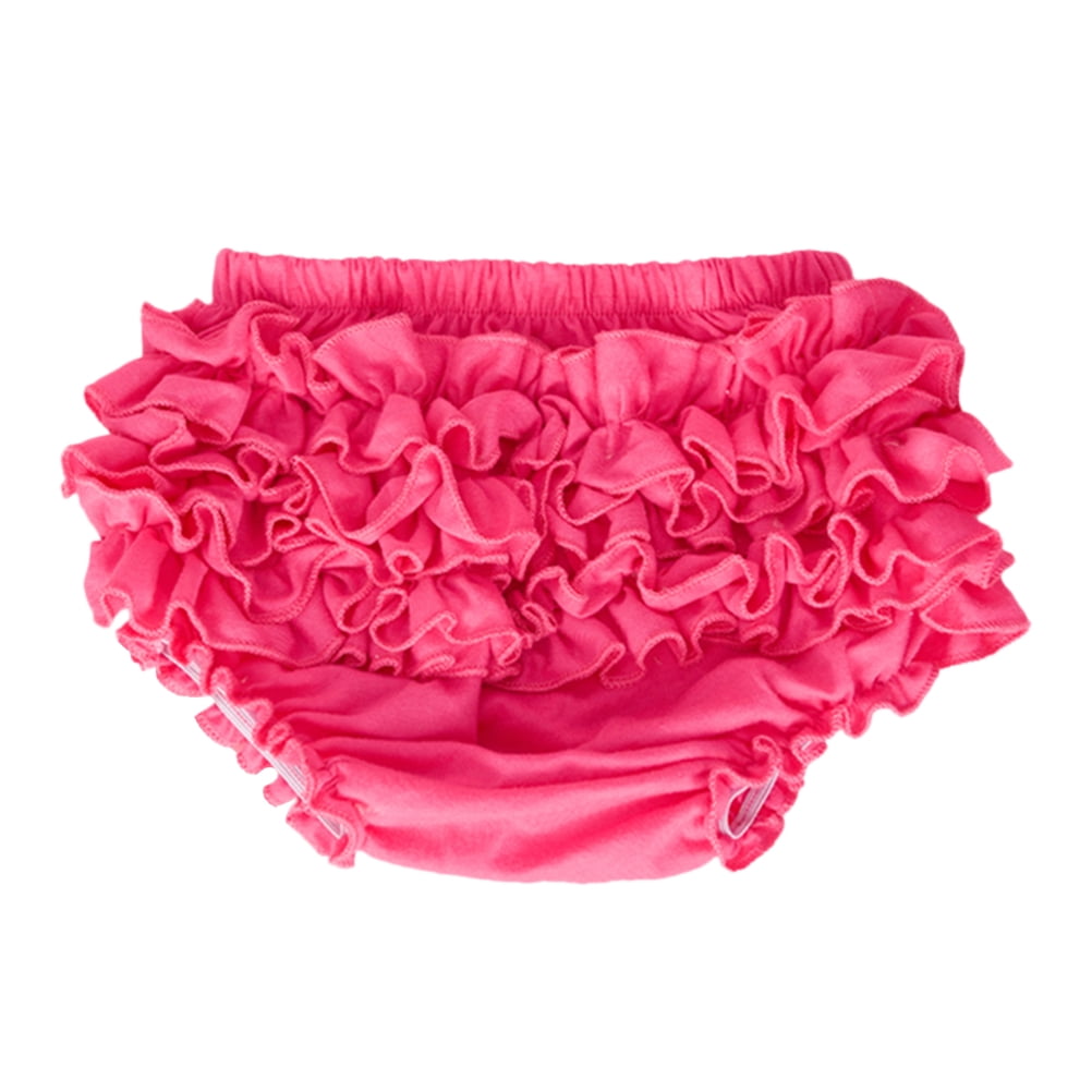 Baby Girl Ruffle Lace Pure Cotton Panties Diaper Cover for Halloween