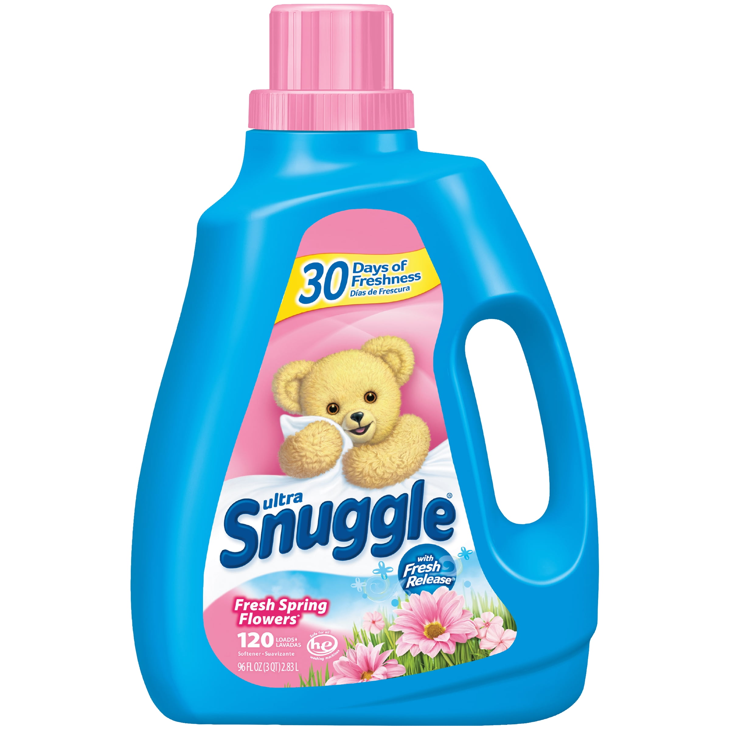 Snuggle Liquid Fabric Softener, Fresh Spring Flowers, 96 Ounce, 120