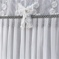 thumbnail image 3 of Embroidered Tulle Lace TV Cover Hanging TV Cover Household Decorative Hood Home Textiles 37-85 Inch, 3 of 3