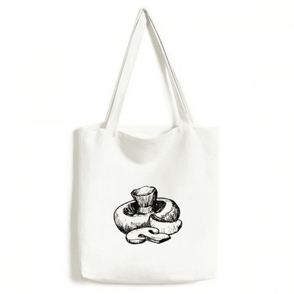 Realistic Swamm Line Illustration Pattern Tote Canvas Bag Shopping Satchel Casual Handbag