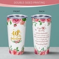 thumbnail image 4 of 40th Birthday Gifts for Women, Birthday Gifts for 40 Year Old Woman, 40 Birthday 20oz Tumbler, Turning 40 Gifts for Women, 1984 Birthday Gift Ideas, Forty Bday Gifts for Women, 4 of 6