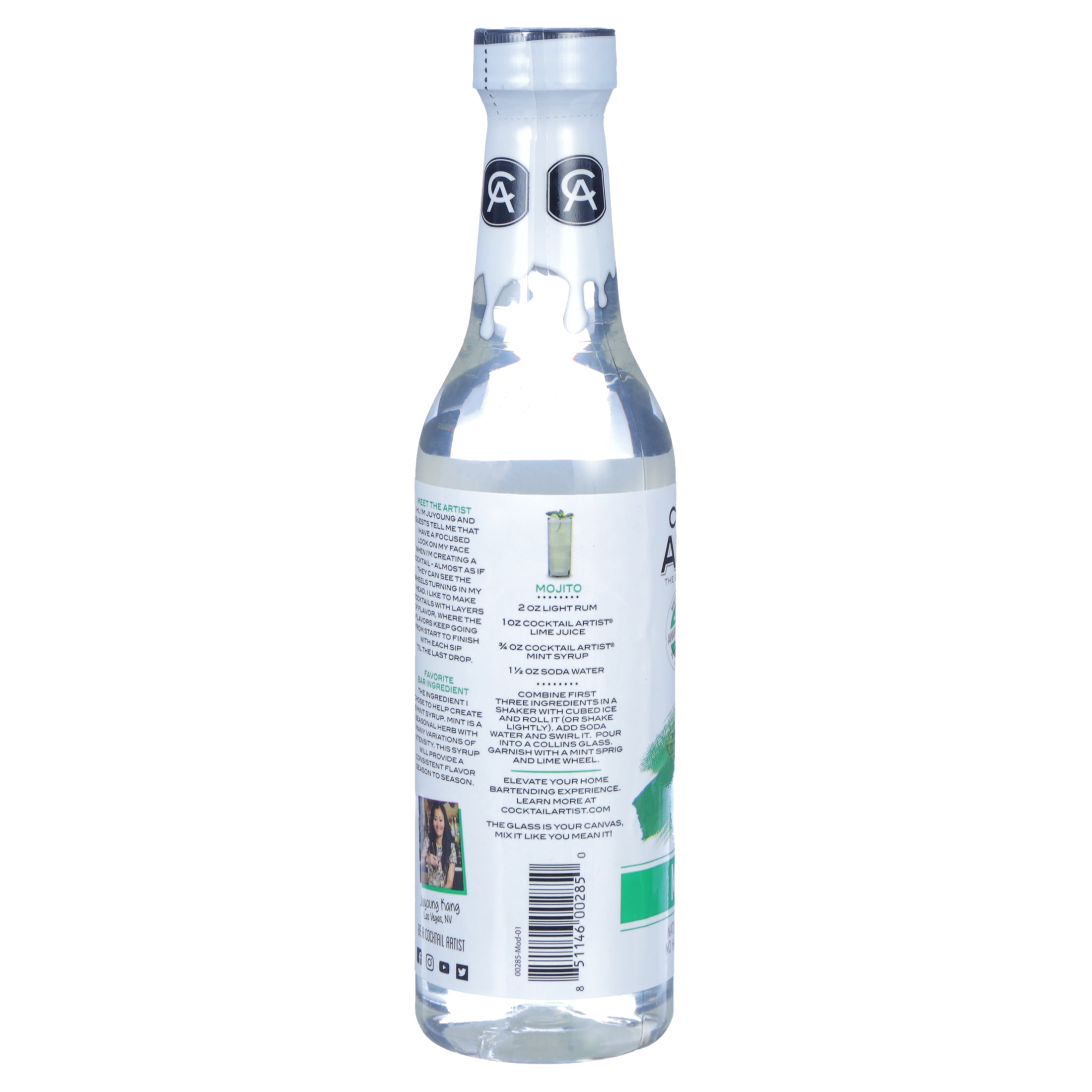 Cocktail Artist Premiun Mint Syrup, 12.6 Oz