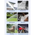 thumbnail image 3 of AKKHOO Cordless Pressure Washer 860PSI 1GPM, 3-Cell Battery Included, 5-in-1 Nozzle & 16.4ft Hose, Portable Power Cleaner for Car, Patio, Driveway, 3 of 9