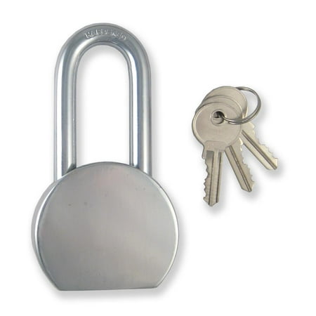 65mm Steel Padlock with Long Shackle Keyed Alike (965L-KA) Padlock for Trucking, Shipping, Containers 65mm, Long Shackle - Keyed Alike (Best Padlock For Shipping Container)