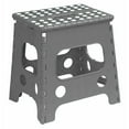 thumbnail image 2 of Superio Folding Rubberized Plastic 15" Step Stool, Black, 2 of 5