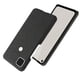 thumbnail image 3 of Funda de cuero con patrón de tela para teléfono Google Pixel, funda protectora anticaídas, compatible con Google Pixel 4A (negro), 3 of 6