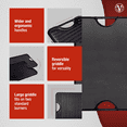 thumbnail image 4 of Victoria 20-by-14-Inch Rectangular Cast-Iron Griddle, Preseasoned Reversible Griddle, 4 of 6