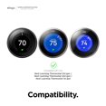 thumbnail image 5 of elago Wall Plate Cover Designed for Google Nest thermostat Wall Plate (Matte White) - Compatible with Nest Learning Thermostat 1st/2nd/3rd Generation, Matt Finish [US Patent Registered] elago NA, 5 of 5