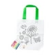 thumbnail image 3 of Bolsas de regalo para colorear DIY con rotuladores Bolsa de regalo para fiestas para niños de 1 a 3 años pájaro flor, 3 of 9