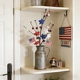 thumbnail image 6 of Danhjin 4th of July Flowers, Five Pointed Star Berries Artificial Floral Arrangement for Home Ornament, 6 of 6