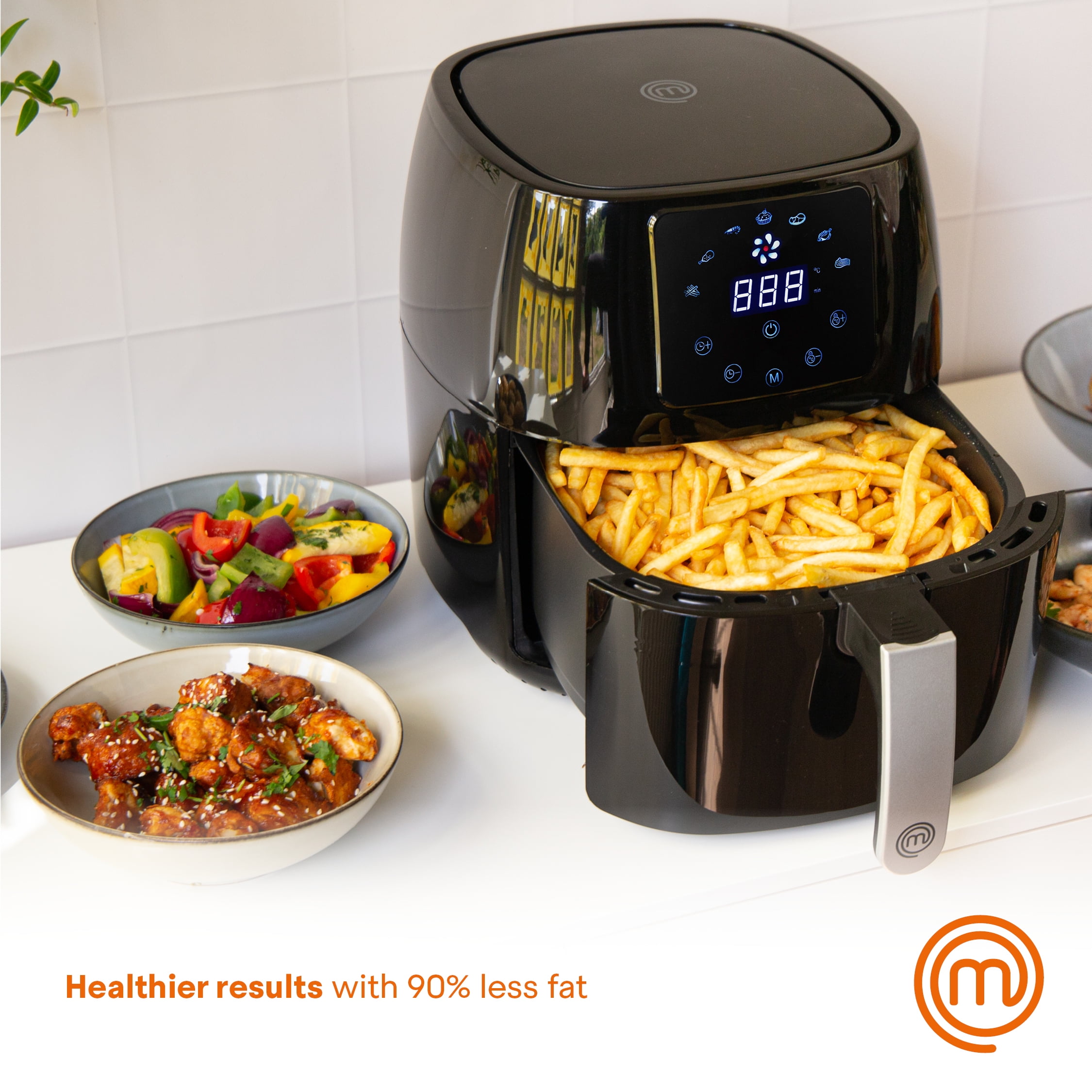 MasterChef Digital Air Fryer 4.75 Qt Compact Energy Saving Low Fat Airfryer