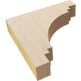 thumbnail image 6 of 2"W x 10"D x 10"H Thin Pescadero Rough Cedar Woodgrain TimberThane Corbel, Primed Tan, 6 of 6