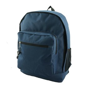 K-Cliffs Classic 17.5"  School Backpack Navy, Polyester, Teen-Adults,Unisex