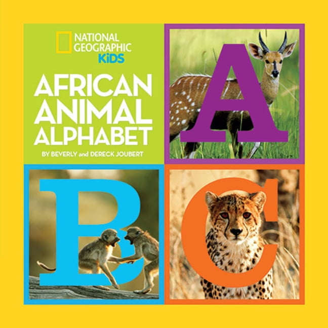 National Geographic Little Kids Hardcover African Animal Alphabet 
