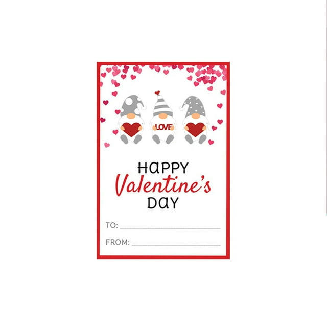 Kids Valentines Day Cards for School with Candy Valentines Day Cards for Kids Valentine Party School Classroom Exchange Card Kids Valentines Day Cards for School with Gift