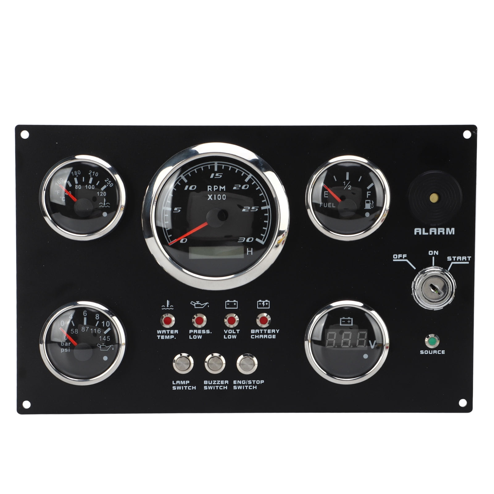 Simple Instrument Panel Panel de instrumentos digital, panel de instrumentos digital 5 en 1 ...
