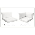 thumbnail image 1 of Ensemble de Coussins pour BELLE-11a en Blanc Voile, 1 of 2