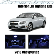 XtremeVision Interior LED for Chevy Cruze 2015 12 pcs Blue Interior LED Kit Installation Tool