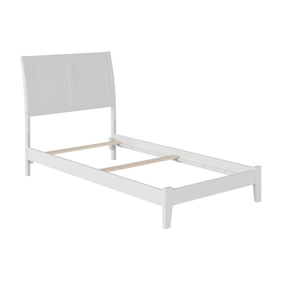 Twin Extra Long Bed - Traditional Style Bed Frame with Elegant Design - HomeStock Bedroom Furniture