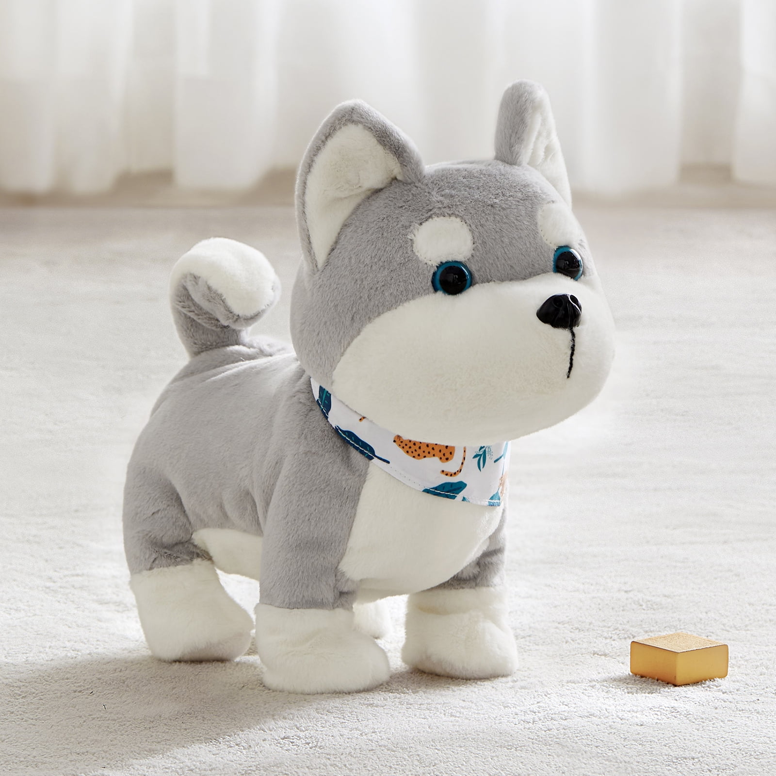 Bc Babycare Weighted Stuffed Animals, Fluffy Dog Plush Toys, Stuffed Animal Throw Plushie Pillow Doll, Soft Dog Plush Toys for Adults Kids