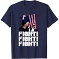 thumbnail image 3 of Dios está de nuestro lado Foto del presidente Trump después del tiroteo en su mitin Camiseta Nunca te rindas Campaña de lucha a favor de Trump, 3 of 3