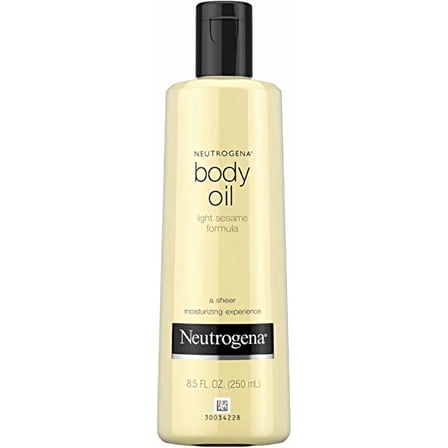Neutrogena Body Oil Light Sesame Formula, Original 8.5 oz, Pack of 2