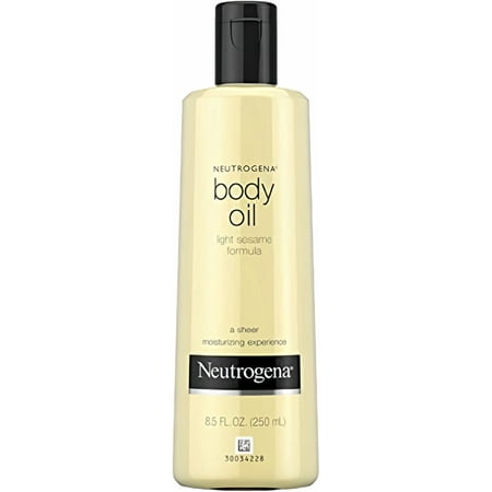 Neutrogena Body Oil Light Sesame Formula, Original 8.5 oz, Pack of 2