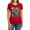 Red, variant on Transformer Squares Women's T Shirt, Red, Large