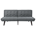 thumbnail image 5 of Homy Casa 63" Convertible Futon Sofa Bed, Adjustable Backrest Sleeper Sofa for Living Room, 5 of 9