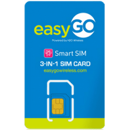 Easy Go Sim 3-1 Starter kit. (Best Pay As U Go Sim)