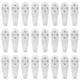 thumbnail image 1 of 24 piezas de plástico blanco sin rastro de pared ganchos de imagen Invisible sin rastro de marco de Abanopi XL, 1 of 7