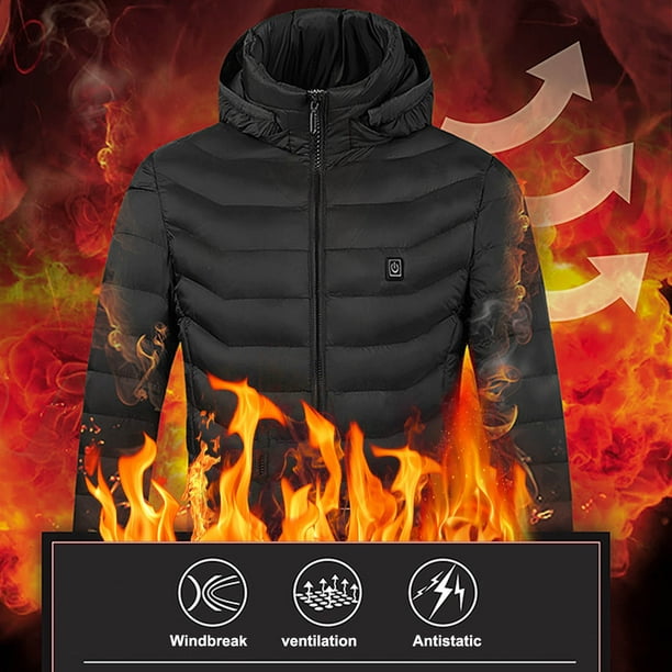 Amazon.com : HB1 Smart Heated Down Jackets Cotton Clothing